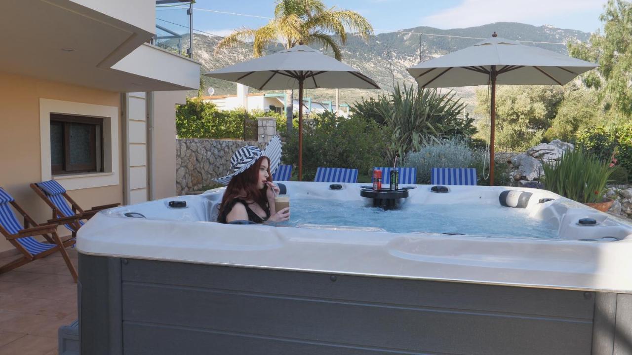 Villa Omega Kefalonia Karavádhos Dış mekan fotoğraf